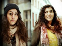 Portraits Ayla Yildiz und Yasemin Markstein